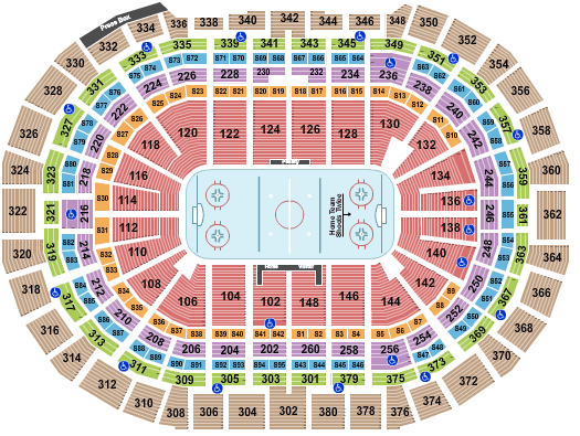 Ball Arena Pepsi Center Seating Chart