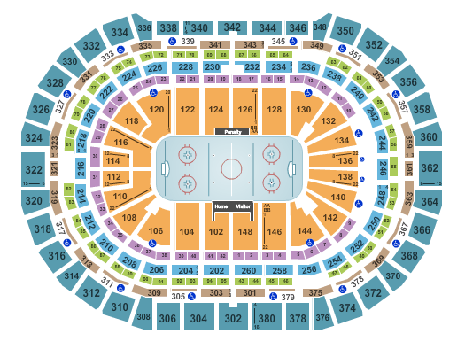 Ball Arena Pepsi Center Seating Chart